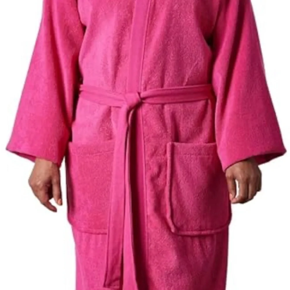 Lacoste pink terry cloth Bathrobe - Picture 1 of 4